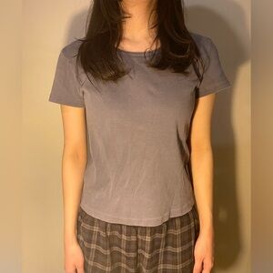 John Galt California Short Sleeve Tee, size medium in blue gray